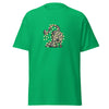T-Shirt Classic - Weihnachts-Katze Lichterkette by Wanderkraehe Irish Green ein Produkt von SCHIETKRAM