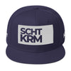 Snapback Hat - SCHTKRM 3D white Navy blue ein Produkt von SCHIETKRAM