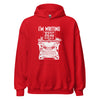 Hoodie Classic - I'm writing epic Shit white Red ein Produkt von SCHIETKRAM