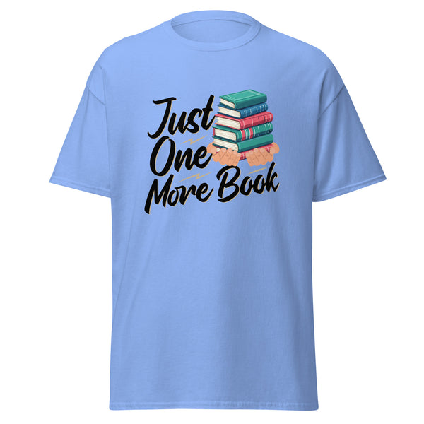 T-Shirt Classic - Just one more Book Carolina Blue ein Produkt von SCHIETKRAM