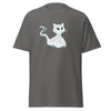 T-Shirt Classic - Ghost Cat by Wanderkraehe Charcoal ein Produkt von SCHIETKRAM