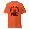 T-Shirt Classic - Easily Distracted by Books black Orange ein Produkt von SCHIETKRAM