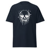 T-Shirt Classic - Melting Skull white Navy ein Produkt von SCHIETKRAM