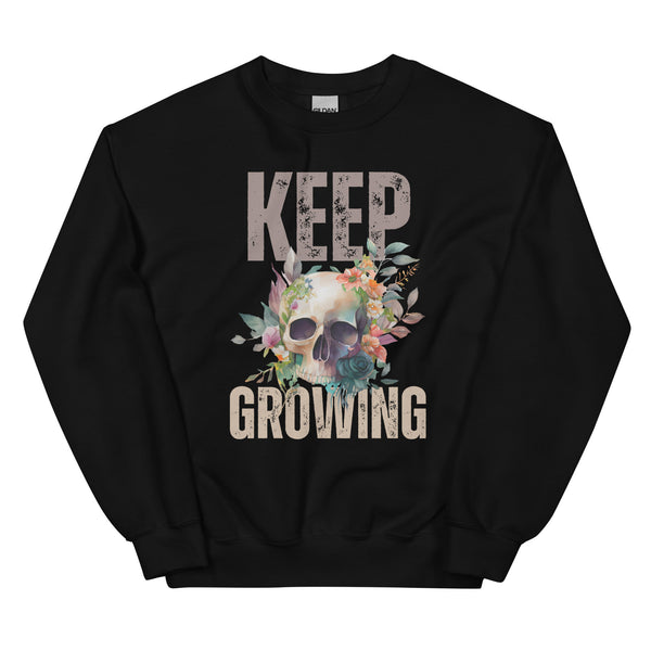 Sweatshirt - Keep Growing Schwarz ein Produkt von SCHIETKRAM