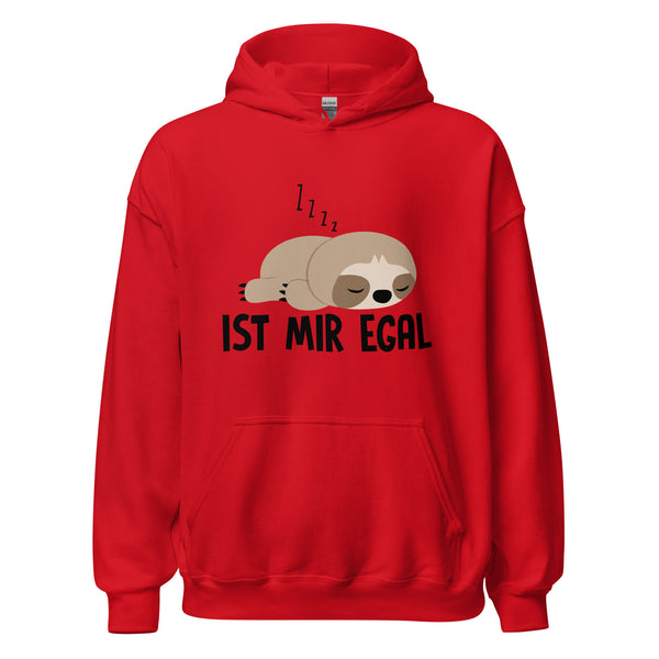 Hoodie Classic - Ist mir egal Red ein Produkt von SCHIETKRAM