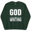 Sweatshirt - God of Writing Forest Green ein Produkt von SCHIETKRAM