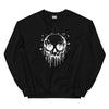 Sweatshirt - Melting Skull white Schwarz ein Produkt von SCHIETKRAM