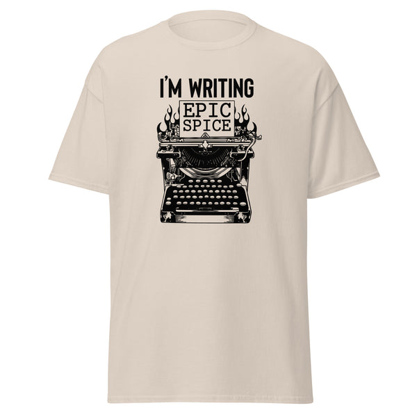 T-Shirt Classic - I'm writing epic spice black Natural ein Produkt von SCHIETKRAM