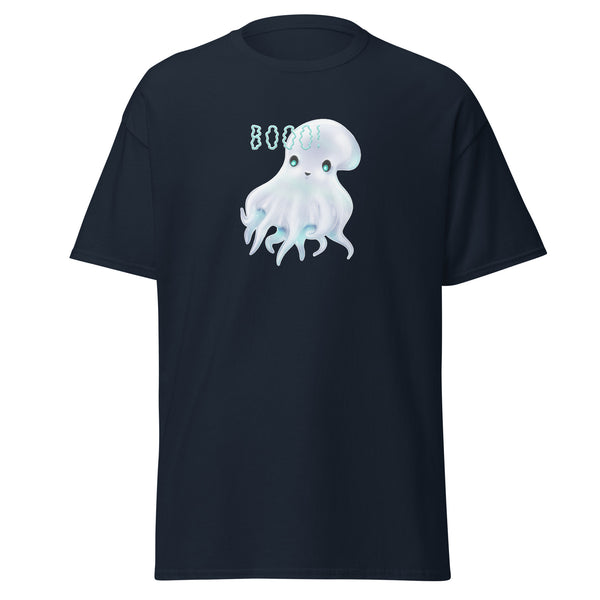 T-Shirt Classic - Ghostopus by Wanderkraehe Navy ein Produkt von SCHIETKRAM