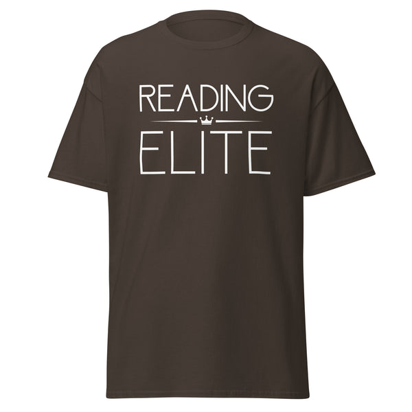 T-Shirt Classic - Reading Elite white Dark Chocolate ein Produkt von SCHIETKRAM