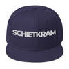 Snapback Hat - SCHIETKRAM 3D white Navy blue ein Produkt von SCHIETKRAM