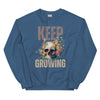 Sweatshirt - Keep Growing Indigo Blue ein Produkt von SCHIETKRAM