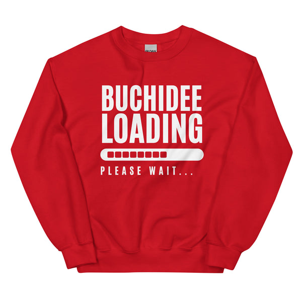 Sweatshirt - Buchidee Loading white Red ein Produkt von SCHIETKRAM