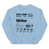 Sweatshirt - Writer black Light Blue ein Produkt von SCHIETKRAM