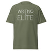 T-Shirt Classic - Writing Elite white Military Green ein Produkt von SCHIETKRAM