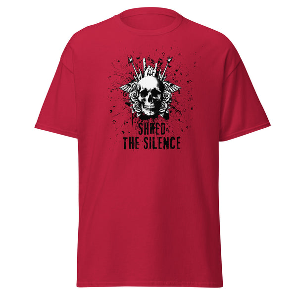 T-Shirt Classic - Shred the Silence Cardinal ein Produkt von SCHIETKRAM