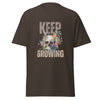 T-Shirt Classic - Keep Growing Dark Chocolate ein Produkt von SCHIETKRAM