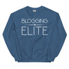 Sweatshirt - Blogging Elite white Indigo Blue ein Produkt von SCHIETKRAM
