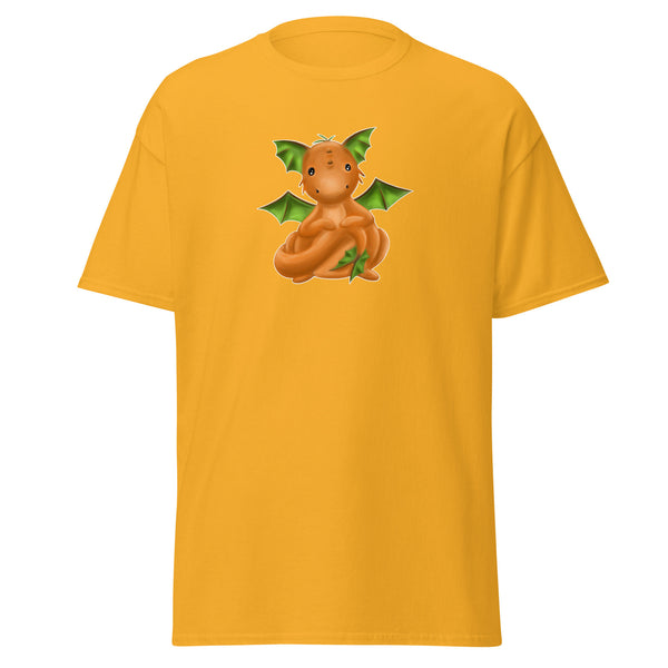 T-Shirt Classic - Kürben-Drache by Wanderkraehe Gold ein Produkt von SCHIETKRAM