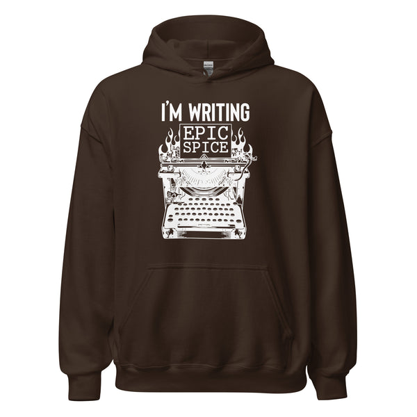 Hoodie Classic - I'm writing epic spice white Dark Chocolate ein Produkt von SCHIETKRAM