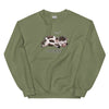 Sweatshirt - Mooonday by Wanderkraehe Military Green ein Produkt von SCHIETKRAM