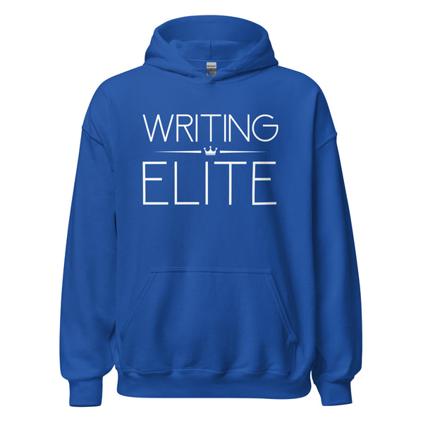 Hoodie Classic - Writing Elite white Royal ein Produkt von SCHIETKRAM