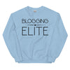 Sweatshirt - Blogging Elite black Light Blue ein Produkt von SCHIETKRAM