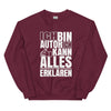 Sweatshirt - Ich kann alles erklären white Maroon ein Produkt von SCHIETKRAM