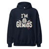 Hoodie Classic - I'm Genius Navy ein Produkt von SCHIETKRAM
