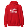 Hoodie Classic - Goddess of Writing white Red ein Produkt von SCHIETKRAM