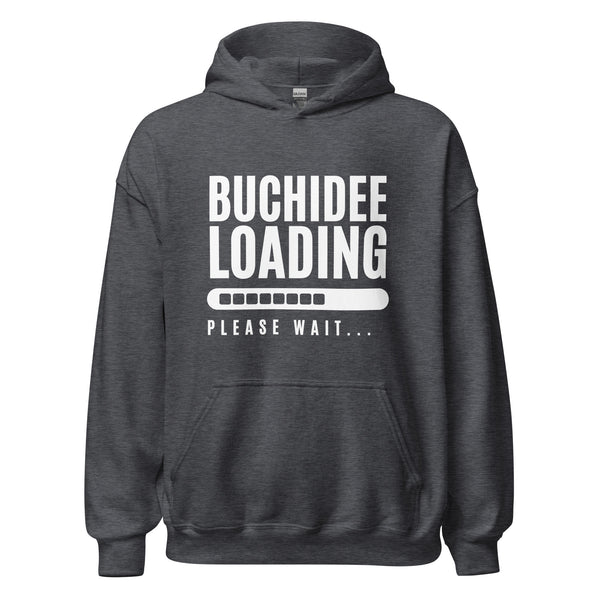 Hoodie Classic - Buchidee Loading white Dark Heather ein Produkt von SCHIETKRAM