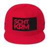 Snapback Hat - SCHTKRM 3D black Red ein Produkt von SCHIETKRAM