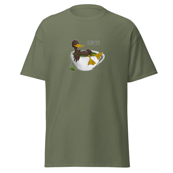 T-Shirt Classic - EnTee by Wanderkraehe Military Green ein Produkt von SCHIETKRAM