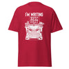 T-Shirt Classic - Writing Epic Shit white Cardinal ein Produkt von SCHIETKRAM