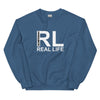 Sweatshirt - Real Life white Indigo Blue ein Produkt von SCHIETKRAM