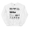 Sweatshirt - Writer black White ein Produkt von SCHIETKRAM