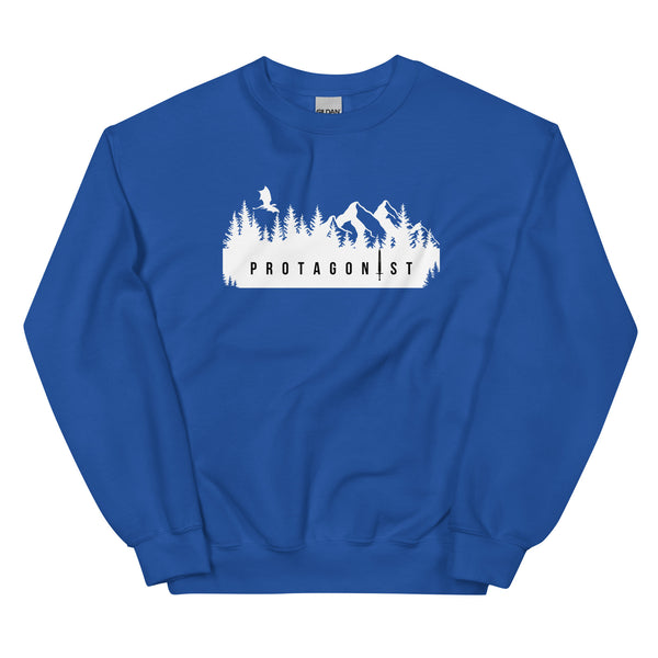 Sweatshirt - Protagonist white Royal ein Produkt von SCHIETKRAM