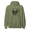 Hoodie Classic - Melting Skull black Military Green ein Produkt von SCHIETKRAM