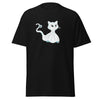 T-Shirt Classic - Ghost Cat by Wanderkraehe Schwarz ein Produkt von SCHIETKRAM