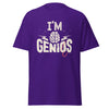 T-Shirt Classic - I'm Genius Purple ein Produkt von SCHIETKRAM