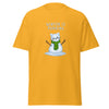T-Shirt Classic - Weihnachts-Katze Schnee by Wanderkraehe Gold ein Produkt von SCHIETKRAM