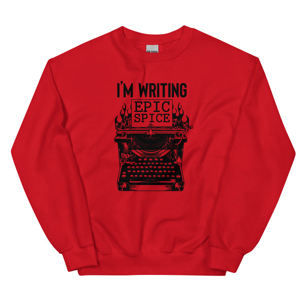 Sweatshirt - I'm writing epic spice black Red ein Produkt von SCHIETKRAM