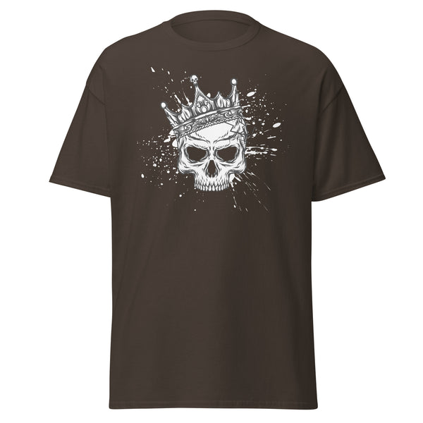 T-Shirt Classic - King Skull Dark Chocolate ein Produkt von SCHIETKRAM