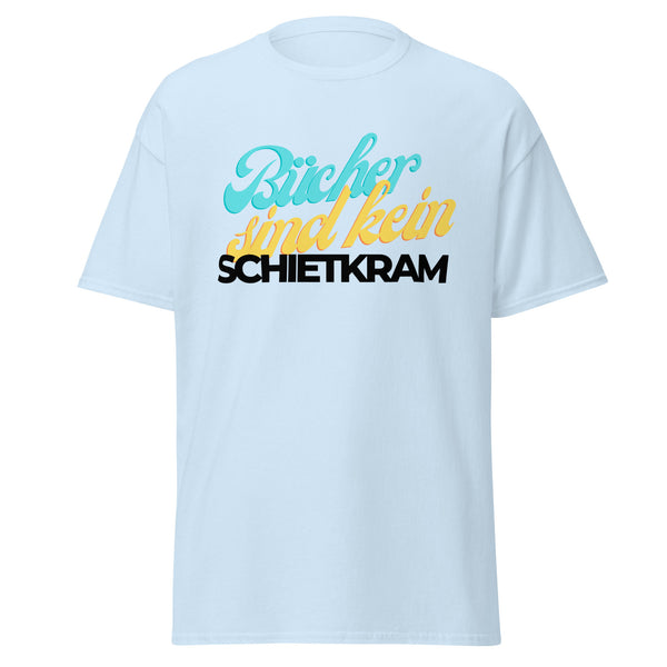 T-Shirt Classic - Bücher sind kein Schietkram black Light Blue ein Produkt von SCHIETKRAM