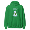 Hoodie Classic - Weihnachts-Katze Schnee by Wanderkraehe Irish Green ein Produkt von SCHIETKRAM