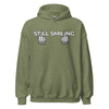 Hoodie Classic - Still Smiling white Military Green ein Produkt von SCHIETKRAM