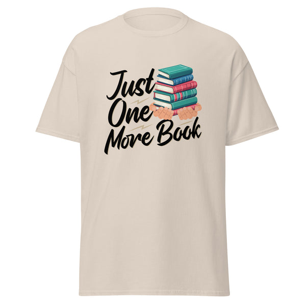 T-Shirt Classic - Just one more Book Natural ein Produkt von SCHIETKRAM