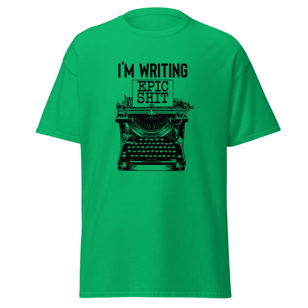 T-Shirt Classic - Writing Epic Shit black Irish Green ein Produkt von SCHIETKRAM