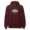 Hoodie Classic - Mooonday by Wanderkraehe Maroon ein Produkt von SCHIETKRAM
