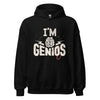 Hoodie Classic - I'm Genius Schwarz ein Produkt von SCHIETKRAM